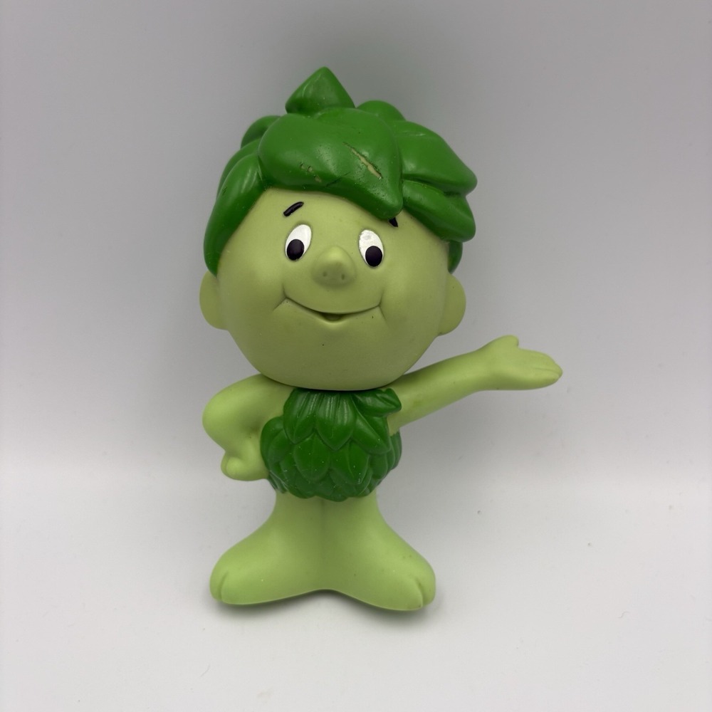 Jolly Green Giant Vintage Little Sprout Vinyl Figurine 1996 6" Rotating Head